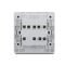 3 Gang 1 Way/2 Way Wall Switch 10AX 250V~(PC Panel, 4 Colors)