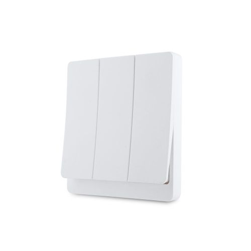 3 Gang 1 Way/2 Way Wall Switch 10AX 250V~(PC Panel, 4 Colors)