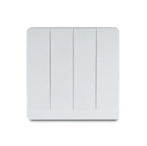 4 Gang 1 Way/2 Way Wall Switch 10AX 250V~(PC Panel, 4 Colors)