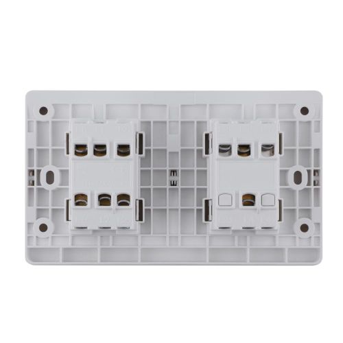 Large Panel 4 Gang 1 Way/2 Way Wall Switch 10AX 250V~(PC Panel, 4 Colors)