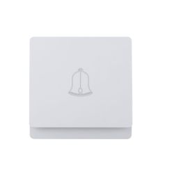 1 Gang Wall Switch Bell Switch Printed "bell" 10A 250V~ (PC Panel, 4 Colors)