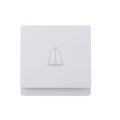 1 Gang Wall Switch Bell Switch Printed "bell" 10A 250V~ (PC Panel, 4 Colors)