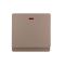 1 Gang Heavy Load Wall Switch with LED 45A 250V~ (PC Panel, 4 Colors)