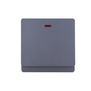 1 Gang Heavy Load Wall Switch with LED 45A 250V~ (PC Panel, 4 Colors)