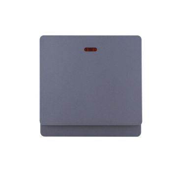 1 Gang Heavy Load Wall Switch with LED 45A 250V~ (PC Panel, 4 Colors)