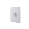 1 Gang 1 Way Wall Dimmer Switch 250V~ 250W (PC Panel, 4 Colors)