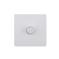 1 Gang 1 Way Wall Dimmer Switch 250V~ 250W (PC Panel, 4 Colors)