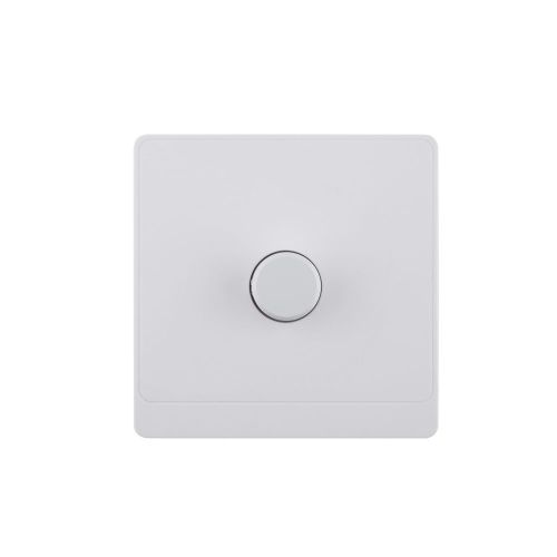 1 Gang 1 Way Wall Dimmer Switch 250V~ 250W (PC Panel, 4 Colors)