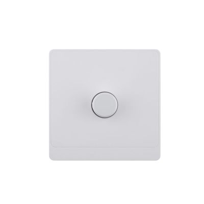 1 Gang 1 Way/2 Way Wall Dimmer Switch 250V~ 500W (PC Panel, 4 Colors)