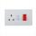 Cooker Plates Wall Switched Socket 45A 250V~(PC Panel, 4 Colors)