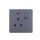 UK/British Standard 1 Gang Single Pole Switched Socket with LED 13A 250V~(PC Panel, 4 Colors)