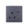 UK/British Standard 1 Gang BS546 Switched Socket 15A 250V~(PC Panel, 4 Colors)