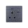 UK/British Standard 1 Gang BS546 Switched Socket with LED 15A 250V~(PC Panel, 4 Colors)
