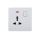 1 Gang Switched Universal Socket with LED 16A 250V~(PC Panel, 4 Colors)