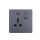 1 Gang Switched Universal Socket with LED 16A 250V~(PC Panel, 4 Colors)
