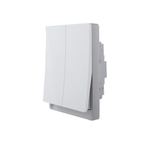 2 Gang 1 Way/2 Way Wall Switch 10AX 250V~(PC Panel, 4 Colors)