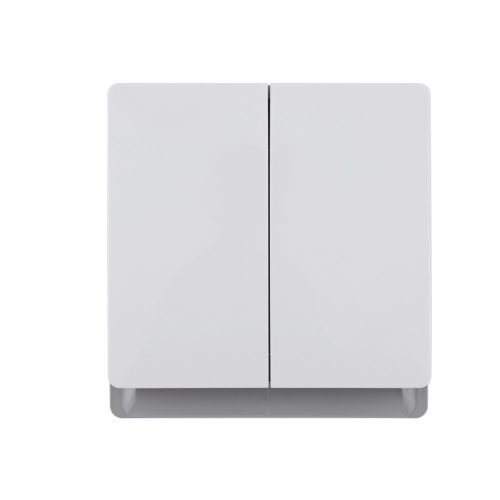 2 Gang 1 Way/2 Way Wall Switch 10AX 250V~(PC Panel, 4 Colors)