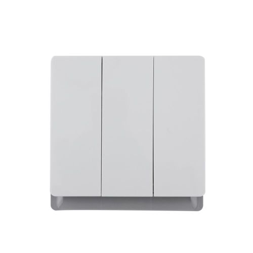 3 Gang 1 Way/2 Way Wall Switch 10AX 250V~(PC Panel, 4 Colors)