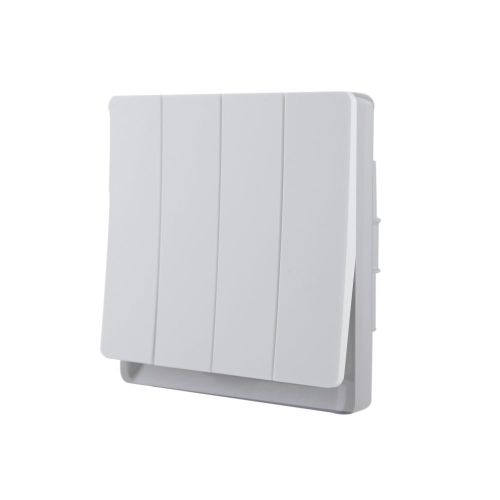 4 Gang 1 Way/2 Way Wall Switch 10AX 250V~(PC Panel, 4 Colors)