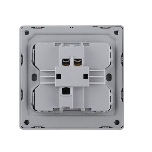 1 Gang Bell Wall Switch 10AX 250V~(PC Panel, 4 Colors)