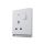 13A 250V~ 1 Gang Single Pole/Double Pole Switched Socket with Neon SP/DP (PC Panel, 4 Colors)