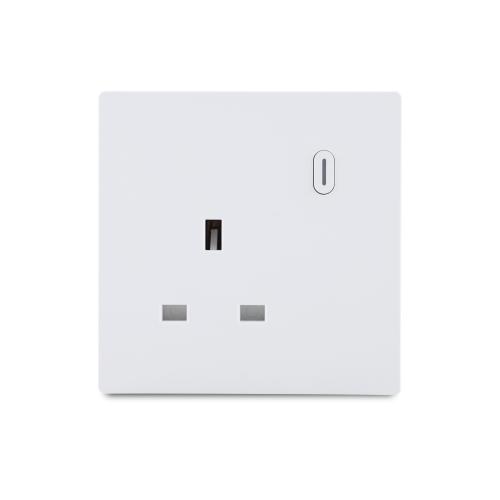 ZigBee UK/British Standard Smart Wall Switch Socket for Smart Home