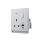 13A 250V~ 1 Gang Single Pole/Double Pole Switched Socket with Neon + Type A&C 2.1A USB (PC Panel, 4 Colors)