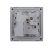 13A 250V~ 1 Gang Single Pole Switched Socket with Neon + Type A&C 2.1A USB (PC Panel, 4 Colors)