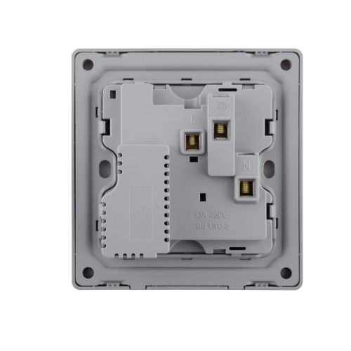 13A 250V~ 1 Gang Single Pole/Double Pole Switched Socket with Neon + Type A&C 2.1A USB (PC Panel, 4 Colors)