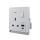 13A 250V~ 1 Gang Single Pole/Double Pole Switched Socket with Neon + Type A&C 2.1A USB (PC Panel, 4 Colors)