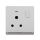 15A 250V~ 1 Gang Round-pin Switched Socket with Neon for South African Market (PC Panel, 4 Colors)