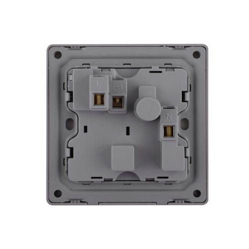 15A 250V~ 1 Gang Round-pin Switched Socket with Neon for South African Market (PC Panel, 4 Colors)