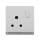 15A 250V~ 1 Gang Round-pin Switched Socket for South African Market (PC Panel, 4 Colors)