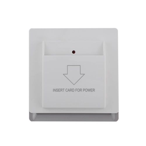 Key Card Switch Insert Card Power Switch Electromechanical/RFID Version 40A 250V~(PC Panel, 4 Colors)