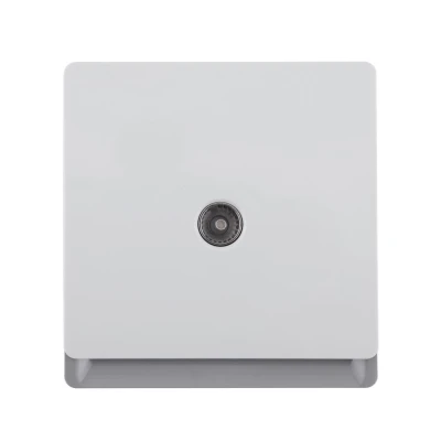 1 Gang Television TV Socket (PC Panel, 4 Colors)