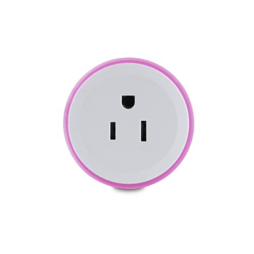 US Standard Wifi Smart Plug with RBG Light Intelligent Socket RGB Mood Lighting Support Alexa/Google Home Timing/Remote Control