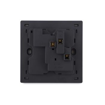 13A 250V 1 Gang Switched Socket with Neon, Single Pole