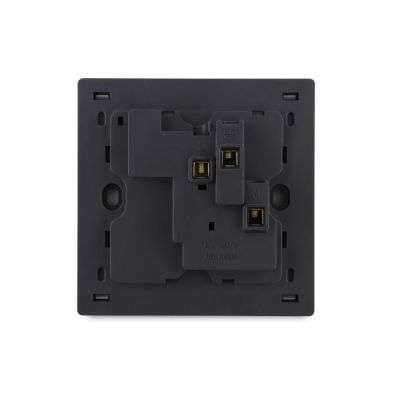 13A 250V 1 Gang Switched Socket with Neon, Single Pole