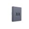 2 Gang TV Socket+Data Socket (CAT 5E)