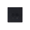 2 Gang Telephone Socket+Data Socket (CAT 5E)