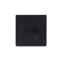 2 Gang Telephone Socket+Data Socket (CAT 5E)
