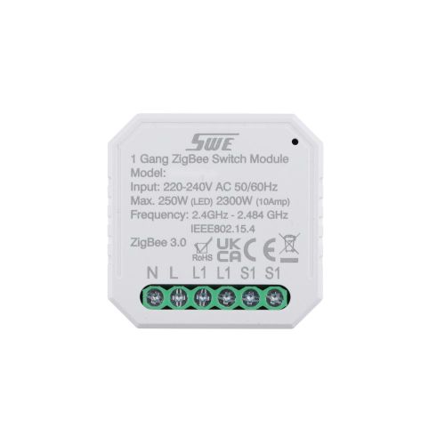 ZigBee 1 Gang Smart Switching Breaker(L&N)