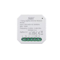 ZigBee 1 Gang Smart Dimming Breaker Controller for Lighting Power