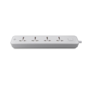 British Standard 4 Way Universal Extension Socket UK Standard Power Strip Desk Trailing Socket