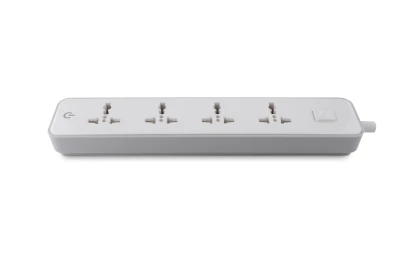 British Standard 4 Way Universal Extension Socket UK Standard Power Strip Desk Trailing Socket
