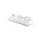 British Standard 4 Way Sub-control Universal Extension Socket USB Port (1 Type-A+2 Type-C) UK Standard Power Strip with Fast Charging Trailing Socket