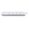 British Standard 4 Way Sub-control Universal Extension Socket USB Port (1 Type-A+2 Type-C) UK Standard Power Strip with Fast Charging Trailing Socket
