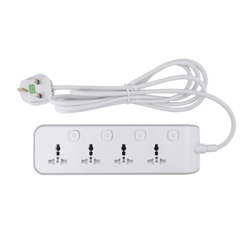 High Quality British Standard 4 Way Universal Extension Socket UK Standard Power Strip Universal Trailing Socket