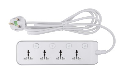 British Standard 4 Way Universal extension socket UK Standard Power Strip