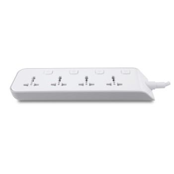 High Quality British Standard 4 Way Universal Extension Socket UK Standard Power Strip Universal Trailing Socket